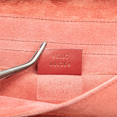 Suede Heart Shoulder Bag