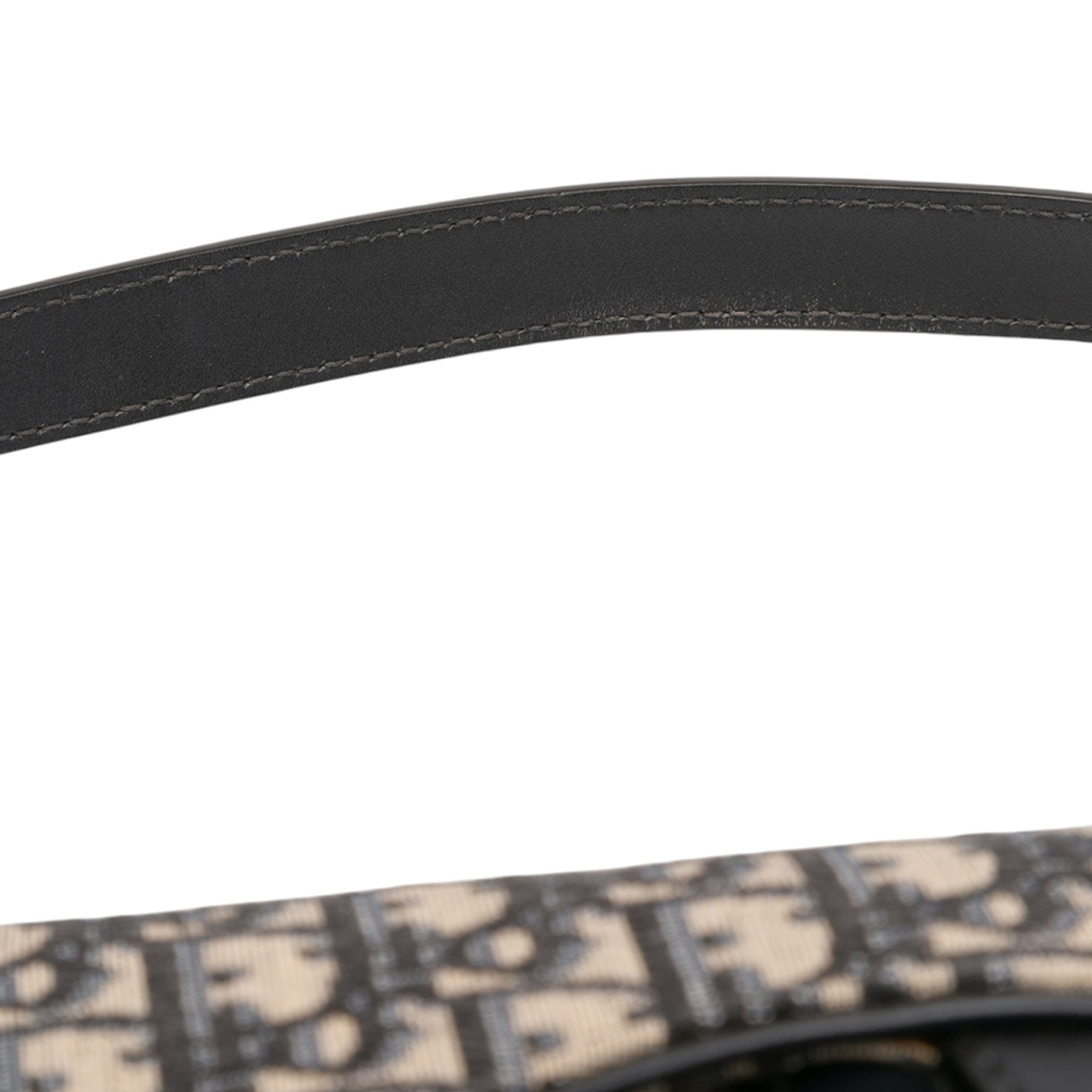 Oblique Canvas Saddle Bag