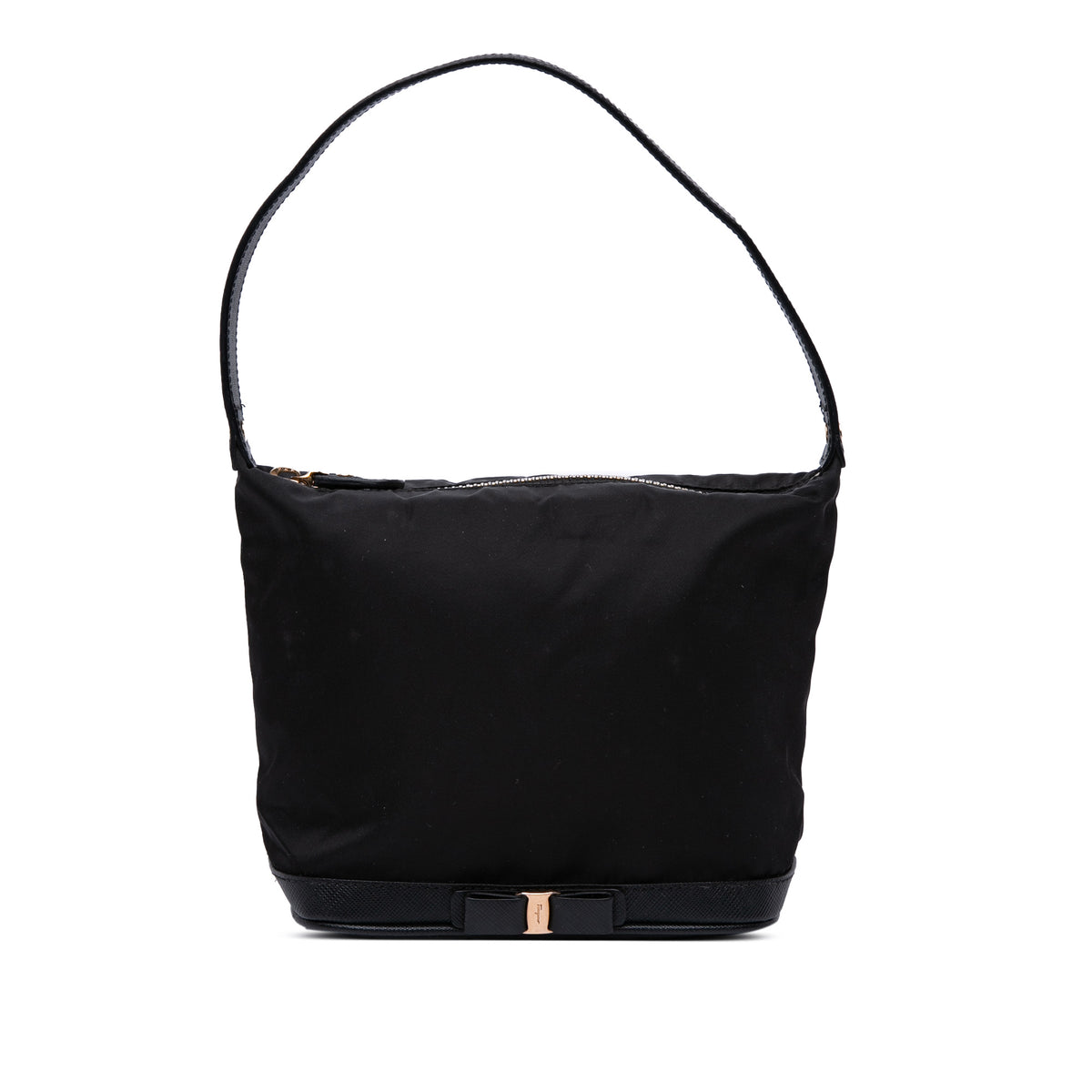 Nylon Vara Bow Shoulder Bag