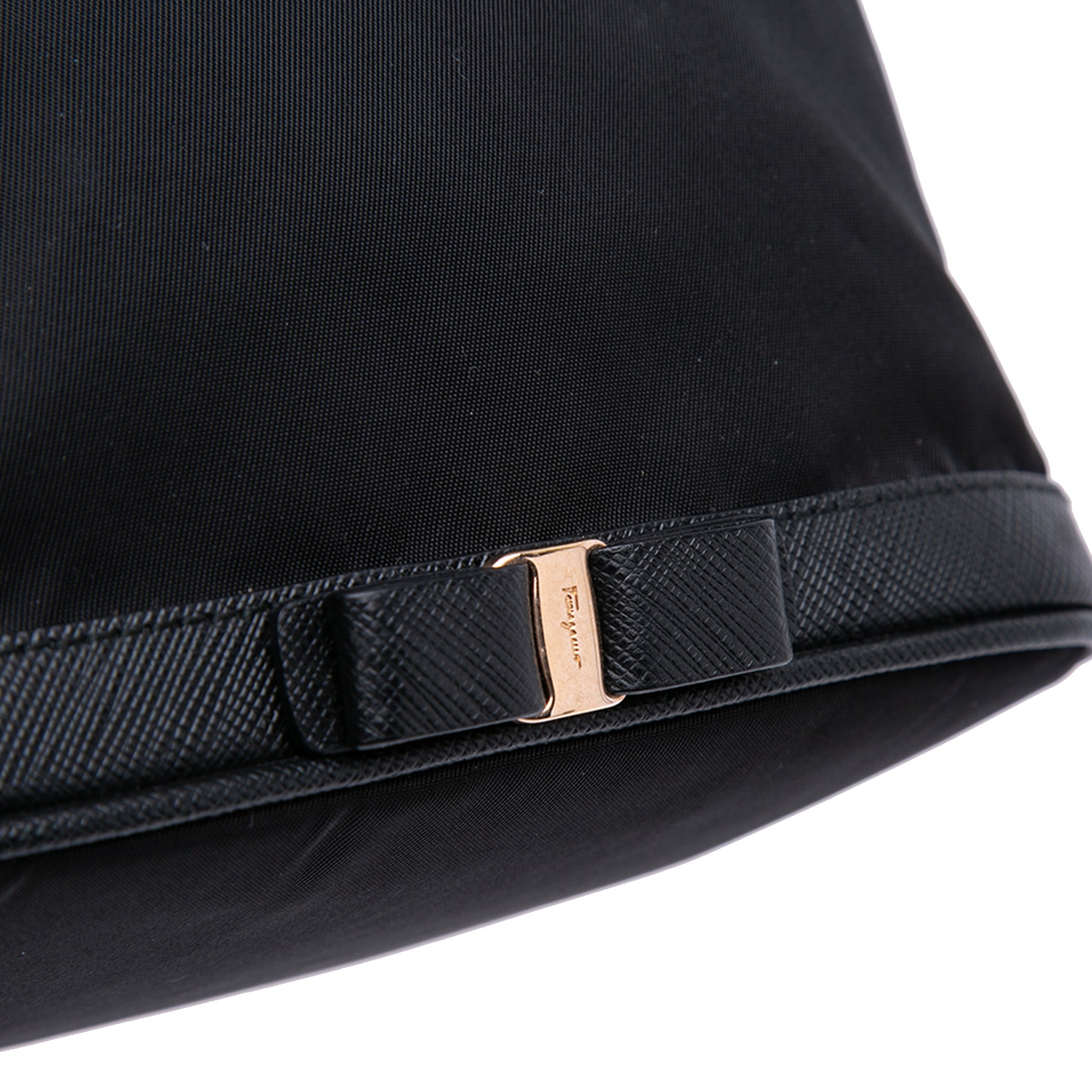 Nylon Vara Bow Shoulder Bag