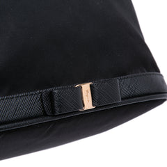 Nylon Vara Bow Shoulder Bag