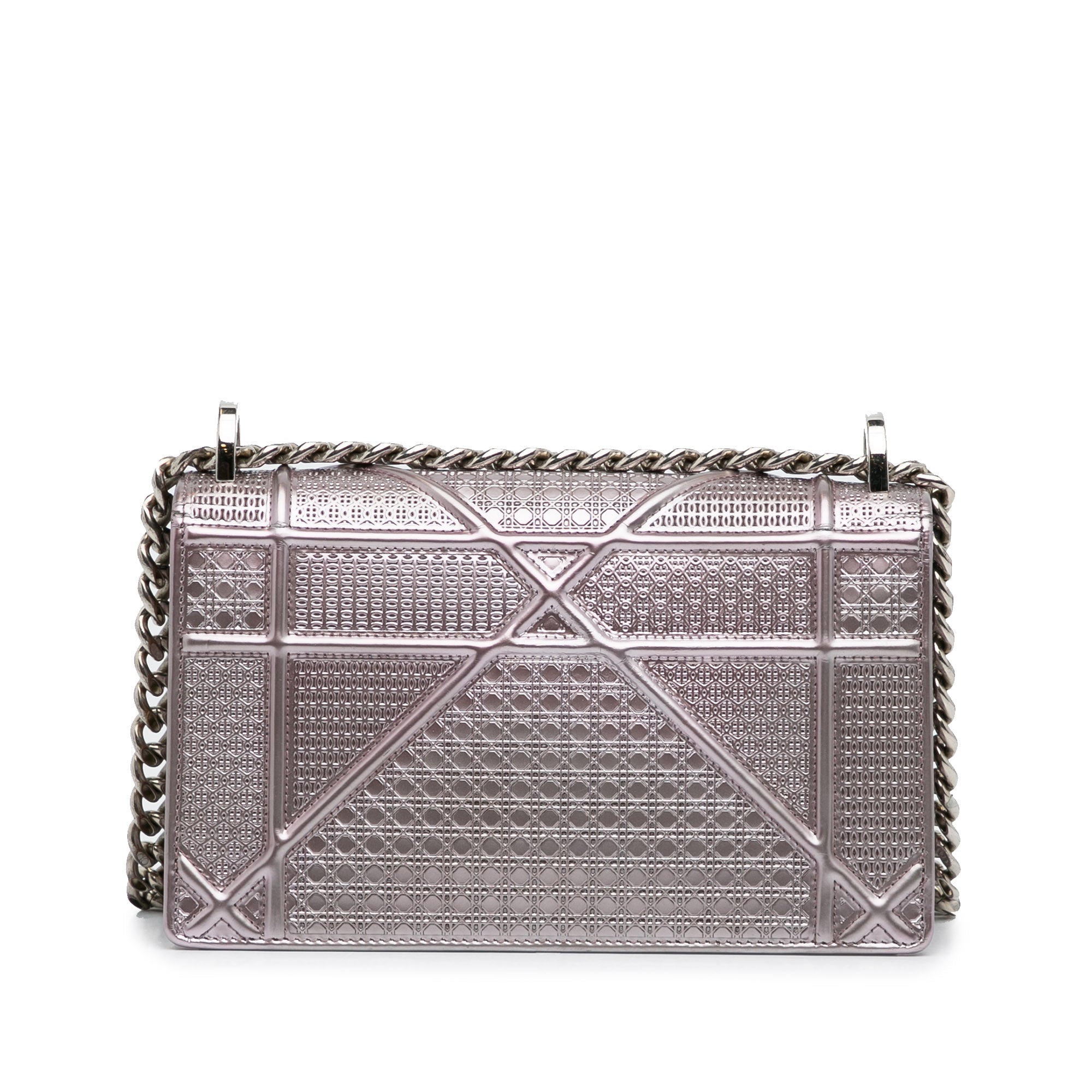 Patent Microcannage Diorama Crossbody Bag