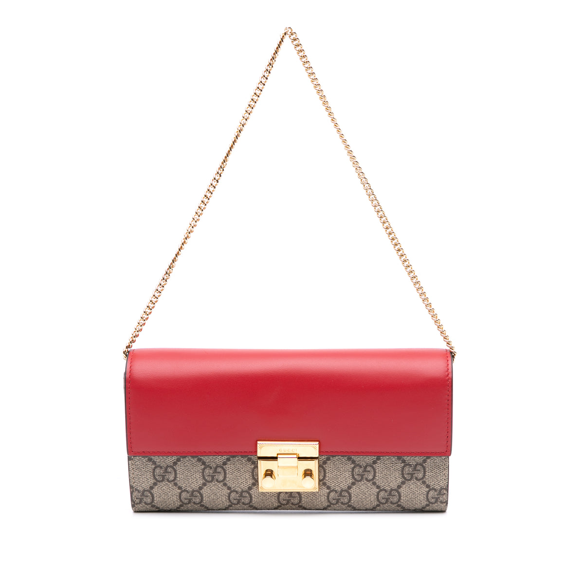 GG Supreme Padlock Wallet On Chain