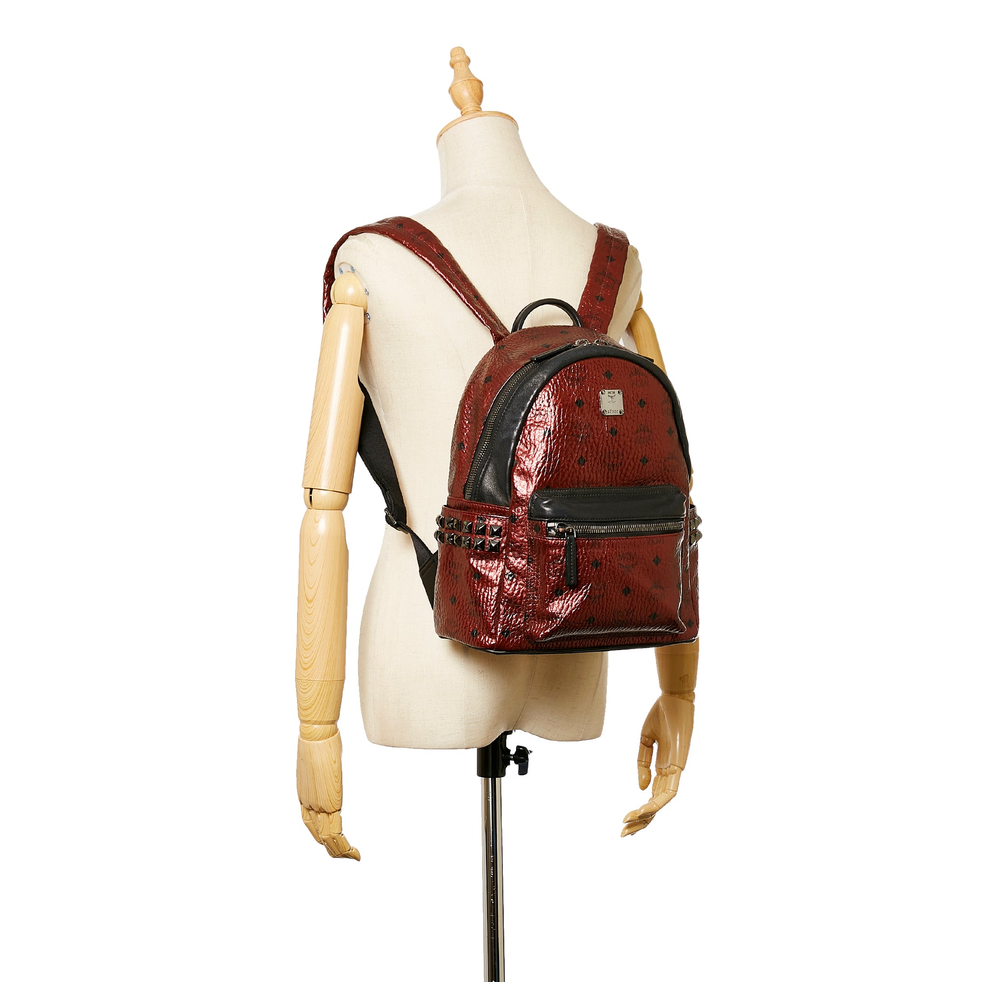 Mini Visetos Leather Backpack_8