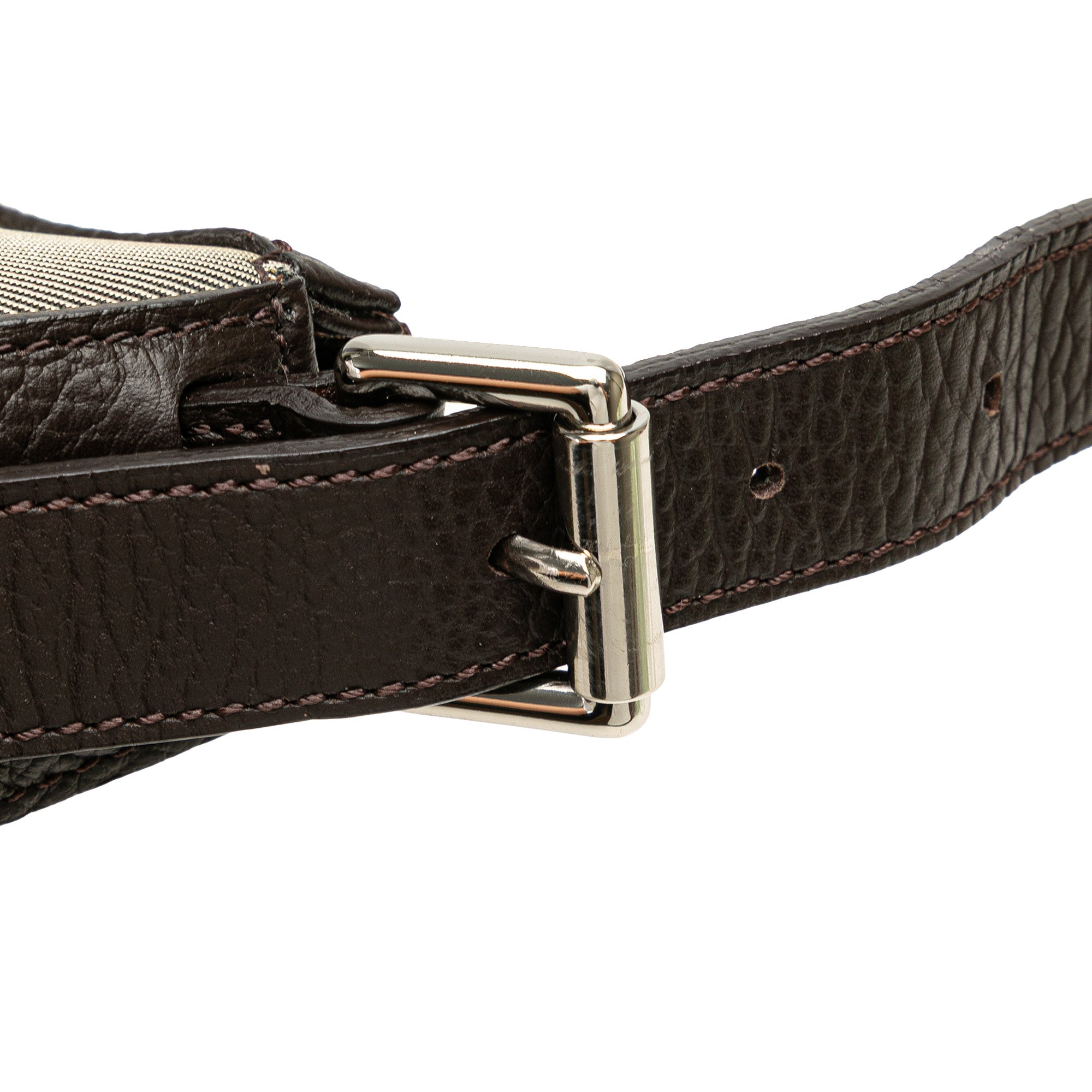 Nova Check Trimmed Canvas Shoulder Bag