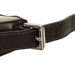 Nova Check Trimmed Canvas Shoulder Bag