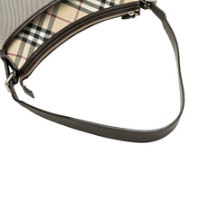 Nova Check Trimmed Canvas Shoulder Bag