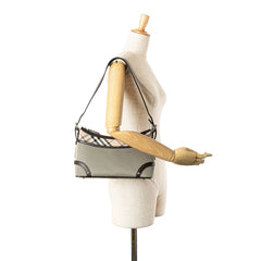 Nova Check Trimmed Canvas Shoulder Bag