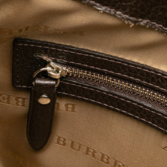 Nova Check Trimmed Canvas Shoulder Bag