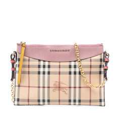 Haymarket Check Coated Canvas Peyton Crossbody