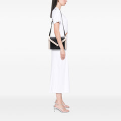 Bicolor Quilted Lambskin Gaby Crossbody