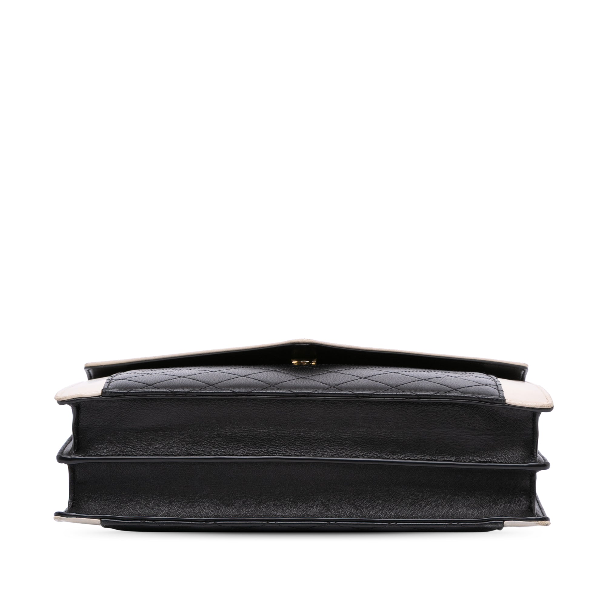 Bicolor Quilted Lambskin Gaby Crossbody