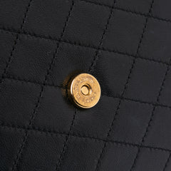 Bicolor Quilted Lambskin Gaby Crossbody