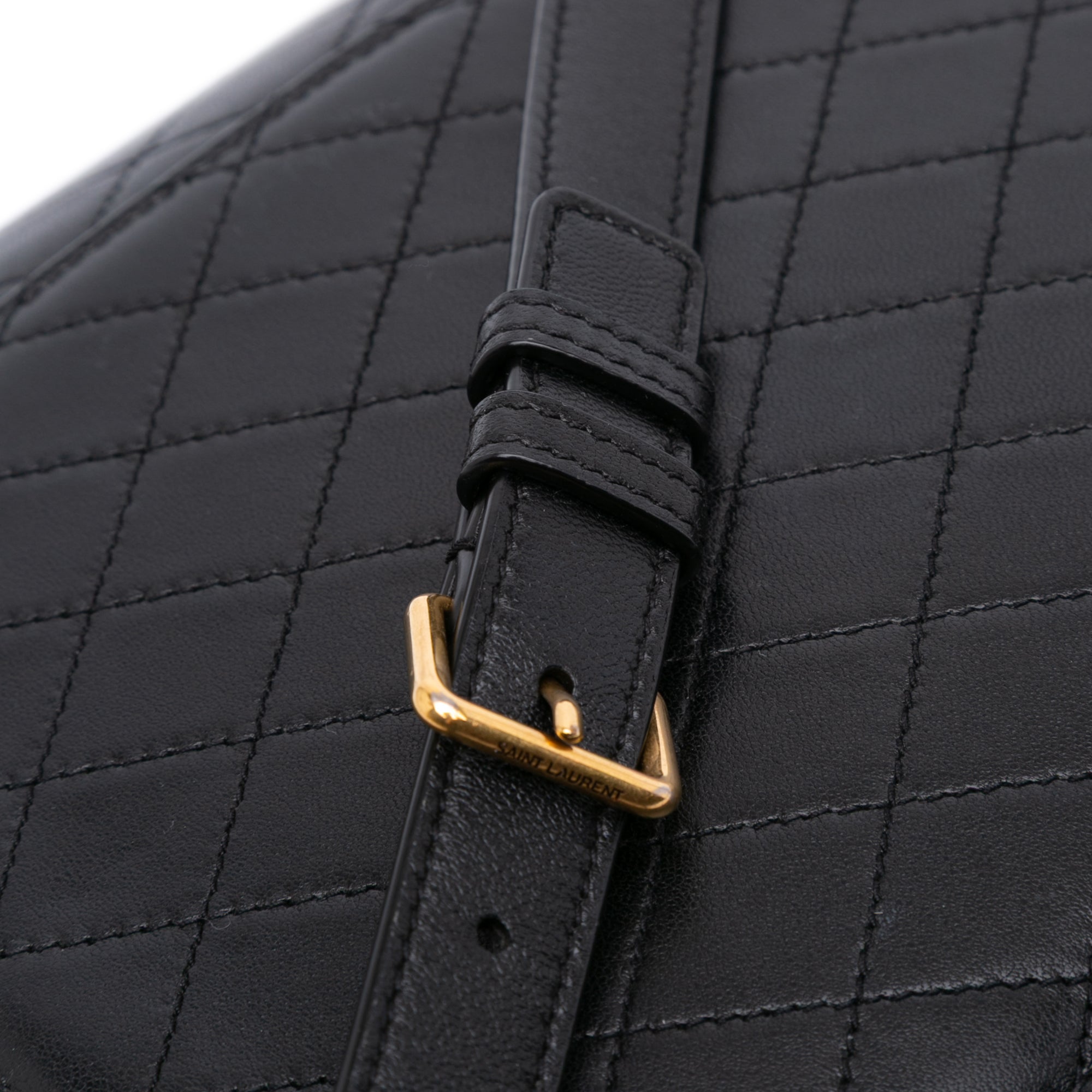 Bicolor Quilted Lambskin Gaby Crossbody
