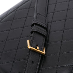 Bicolor Quilted Lambskin Gaby Crossbody