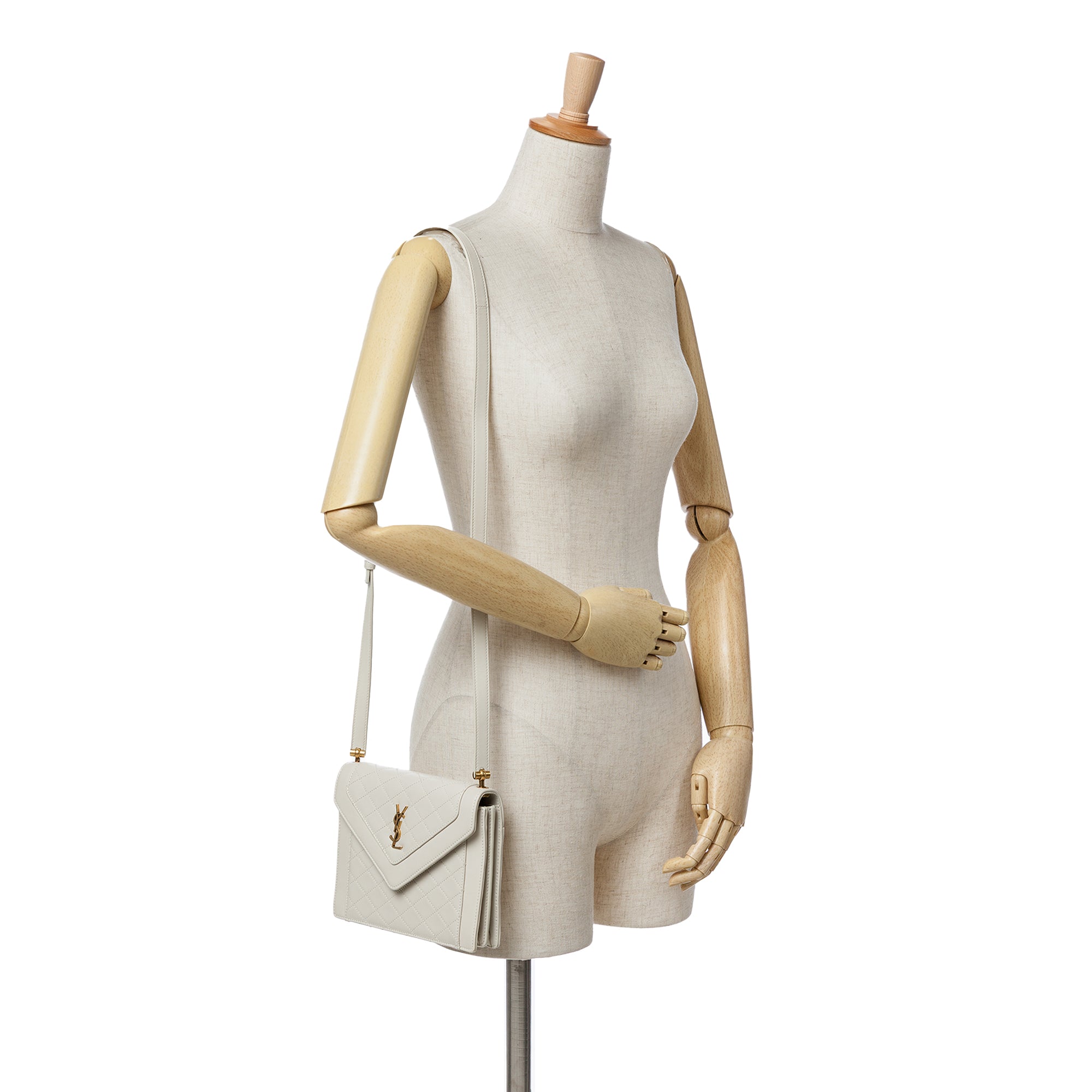 Mini Quilted Lambskin Monogram Gaby Crossbody