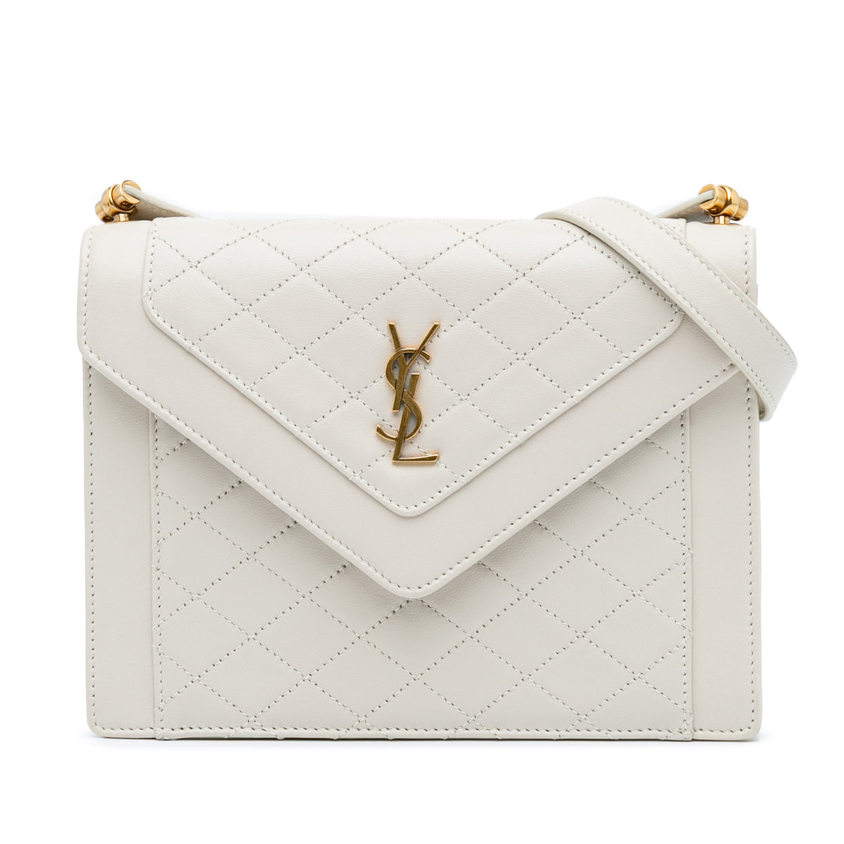 Mini Quilted Lambskin Monogram Gaby Crossbody