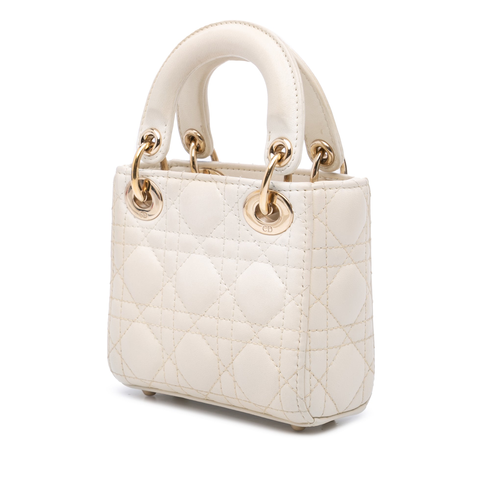 Micro Lambskin Cannage Lady Dior