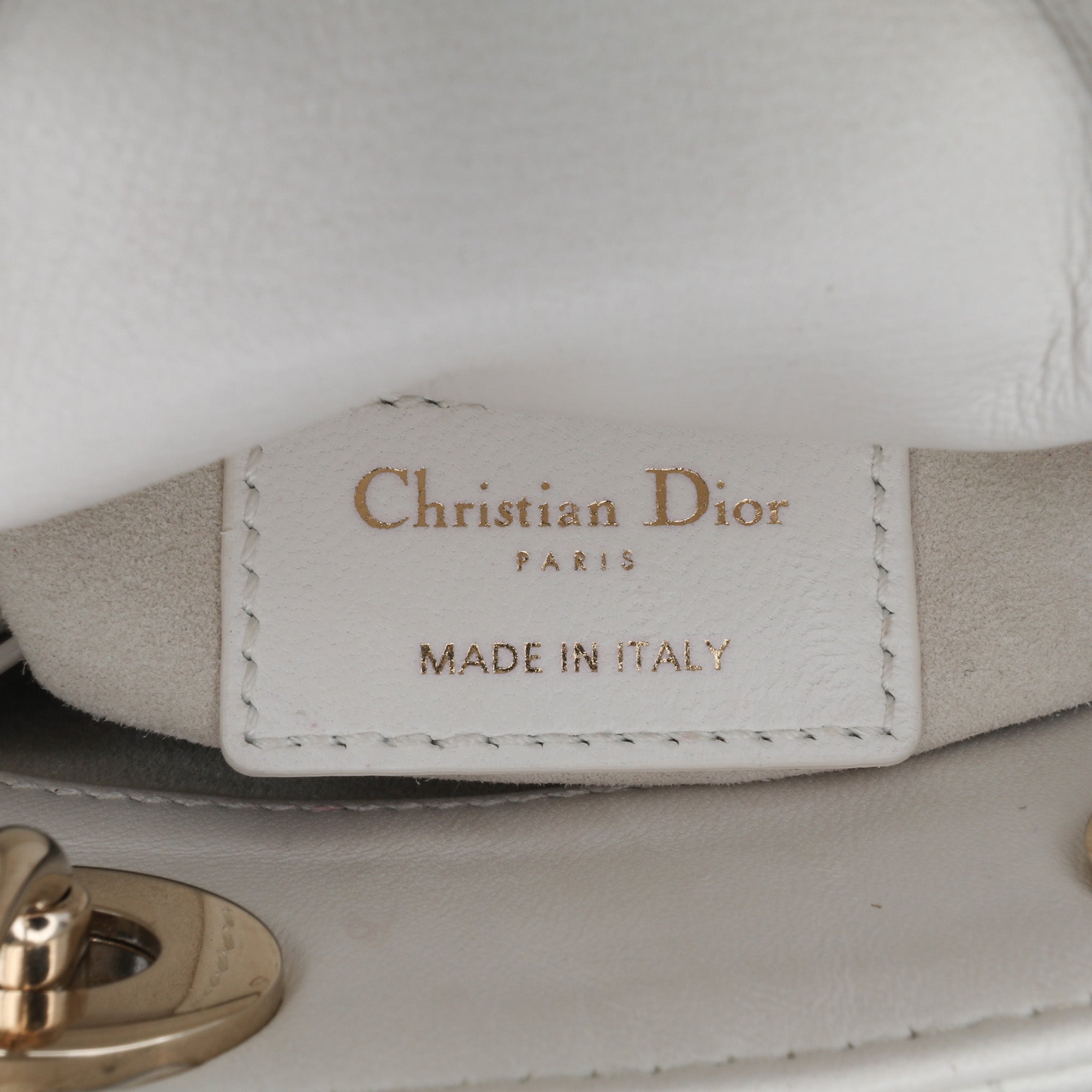 Micro Lambskin Cannage Lady Dior