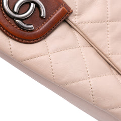 Large Quilted Lambskin Country Chic Flap