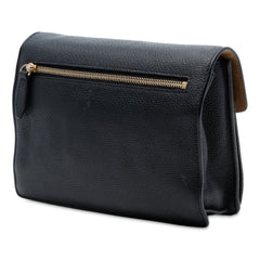 Small Leather and House Check Canvas Derby Macken Crossbody