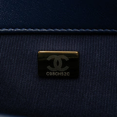 CC Quilted Lambskin Coin Chain Flap