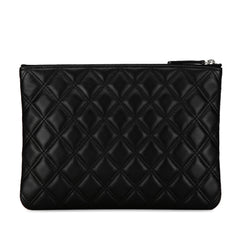 Lambskin Double Stitch Cosmetic Case_2