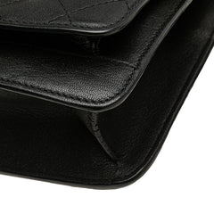 Small Quilted Goatskin CC Box Flap