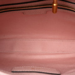 Limited Edition Small GG Denim Embroidered Floral Jackie 1961 Crossbody