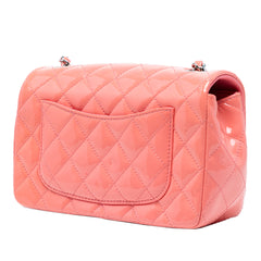 Mini Rectangular Classic Patent Single Flap