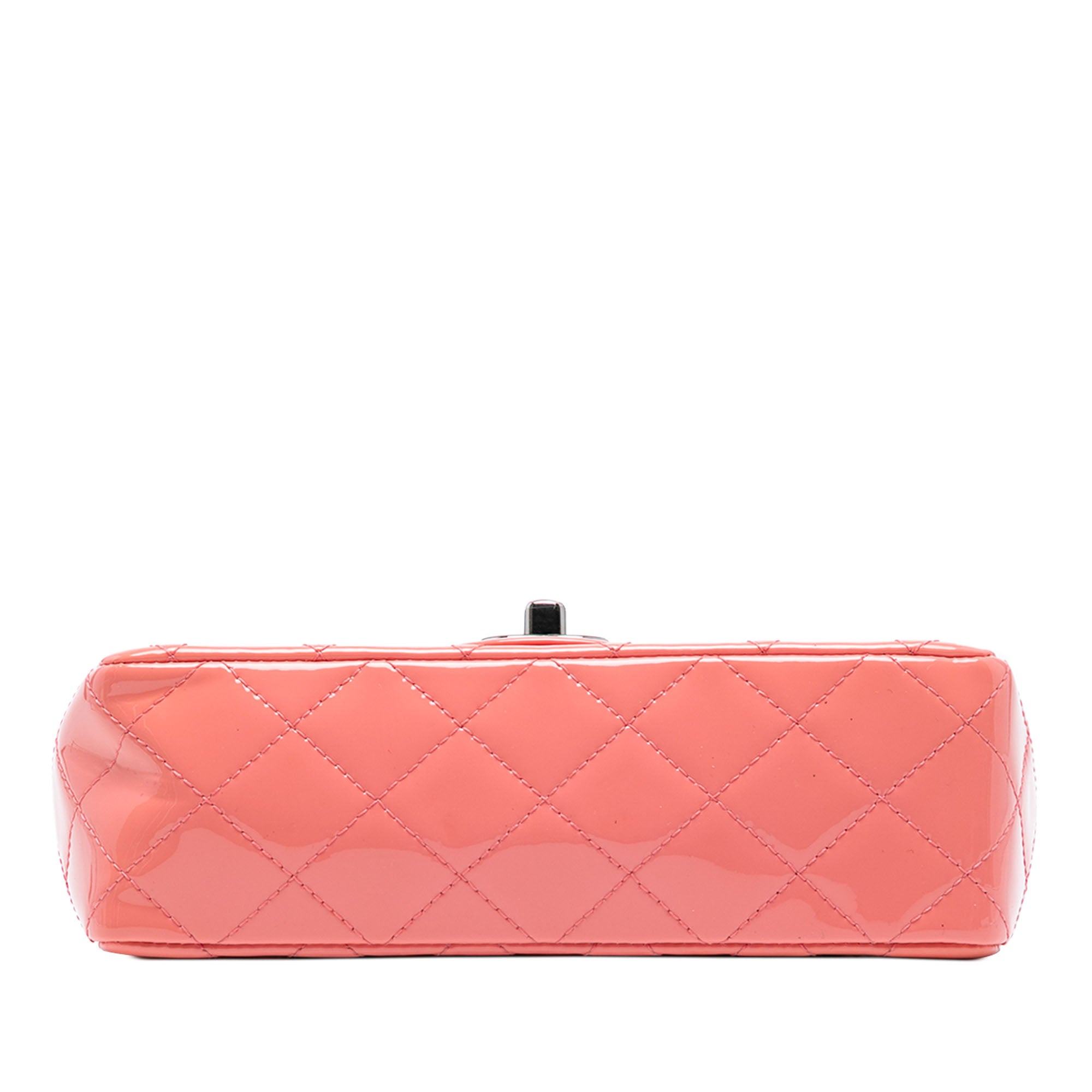 Mini Rectangular Classic Patent Single Flap