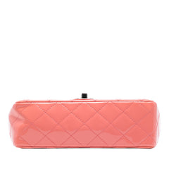 Mini Rectangular Classic Patent Single Flap