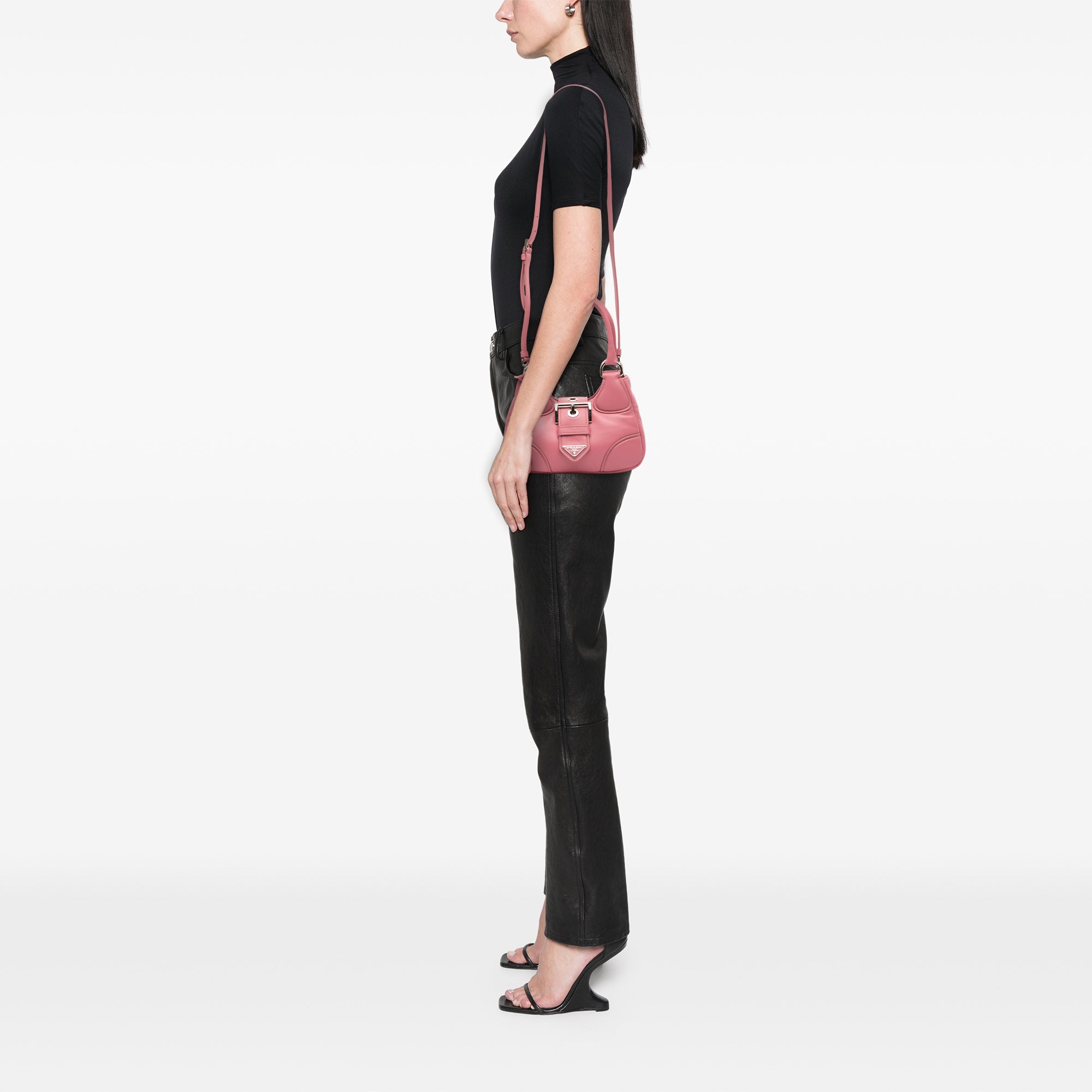 Nappa Soft Padded Re Edition 2002 Moon Satchel