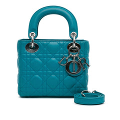 Mini Lambskin Cannage Lady Dior