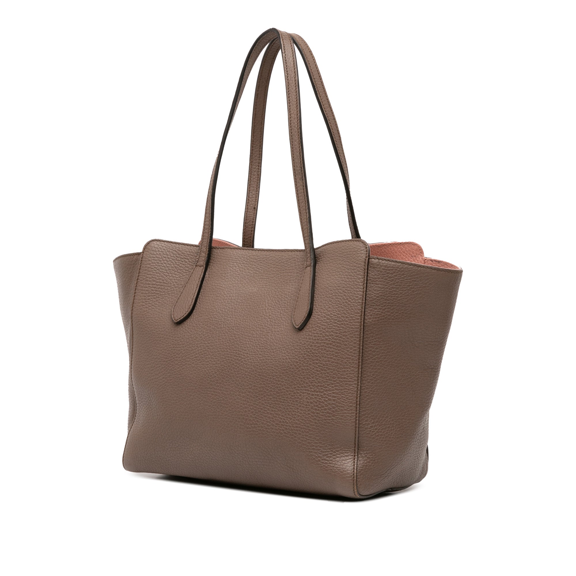 Small Leather Swing Tote