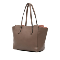 Small Leather Swing Tote