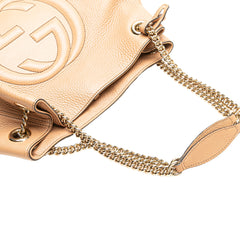 Medium Leather Soho Chain Tote