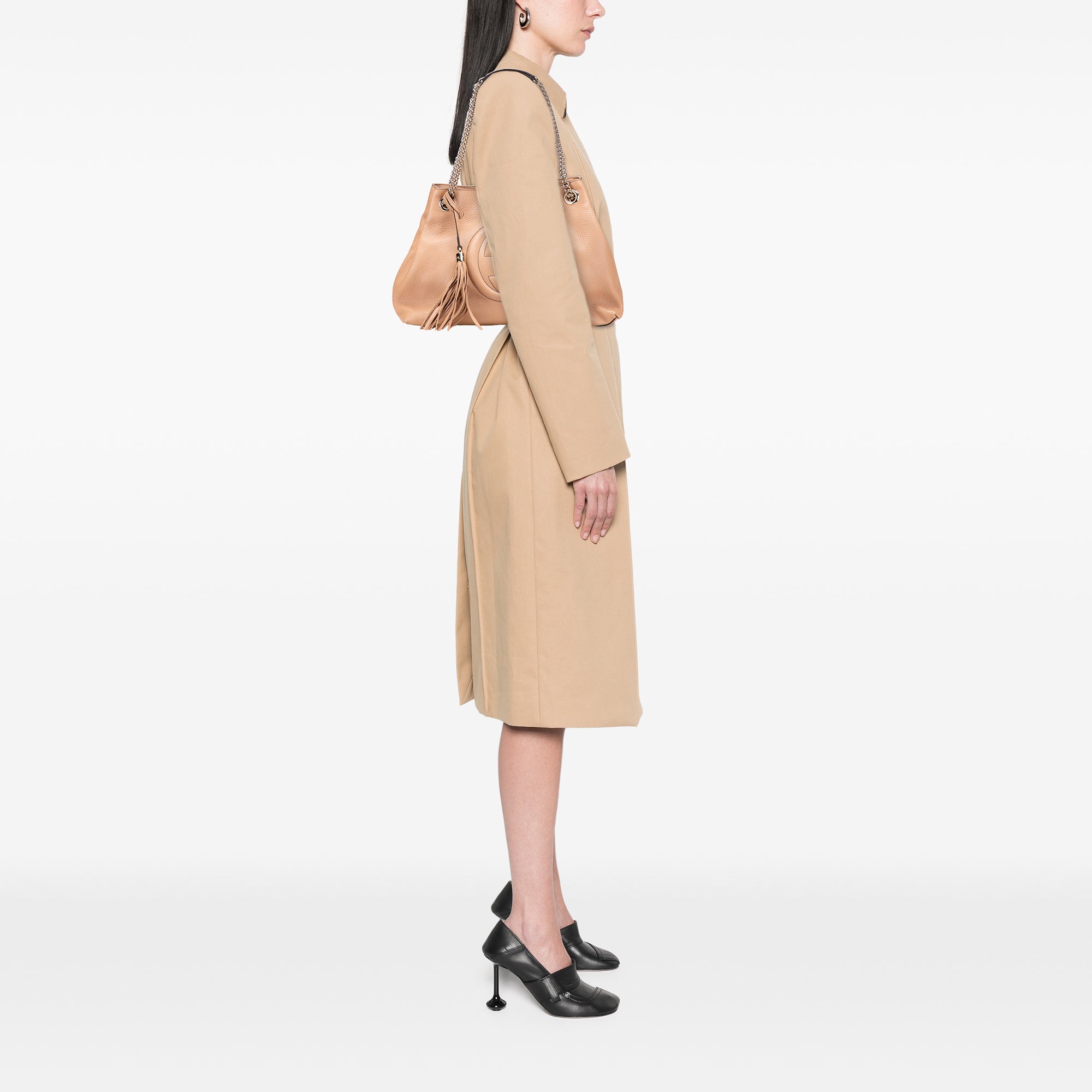 Medium Leather Soho Chain Tote