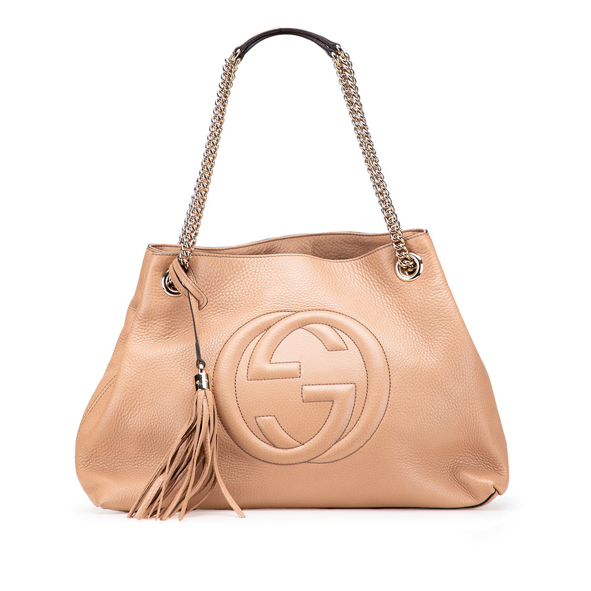 Medium Leather Soho Chain Tote