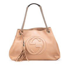 Medium Leather Soho Chain Tote