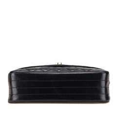 CC Quilted Lambskin Round Flap