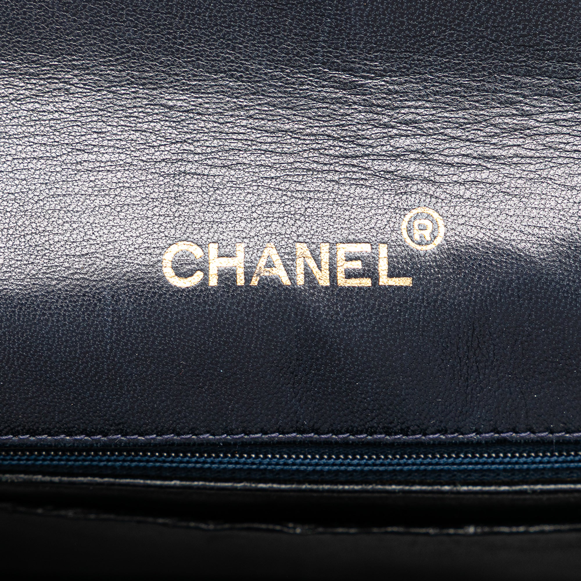 CC Quilted Lambskin Round Flap