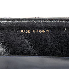 CC Quilted Lambskin Round Flap