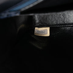 CC Quilted Lambskin Round Flap