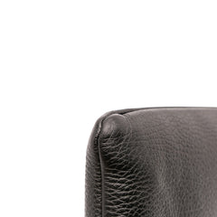 Calfskin Bamboo Tassel Clutch