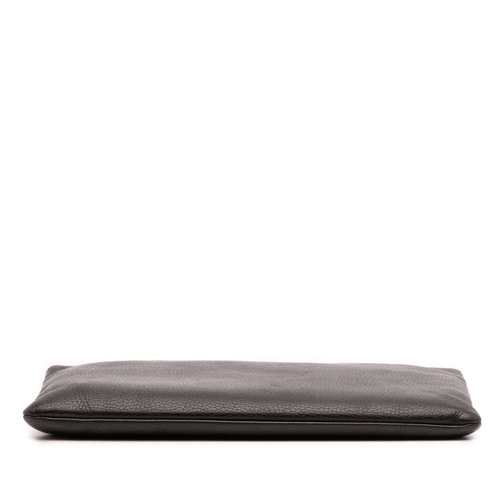 Calfskin Bamboo Tassel Clutch