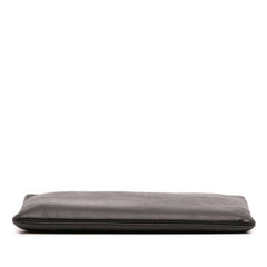 Calfskin Bamboo Tassel Clutch