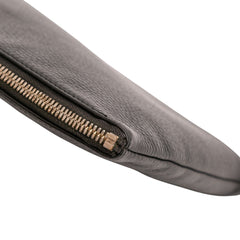 Calfskin Bamboo Tassel Clutch
