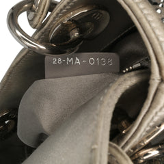 Mini Satin Cannage Strass Crystal Embellished Lady Dior