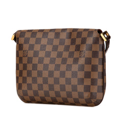 Damier Ebene Musette Tango Long Strap